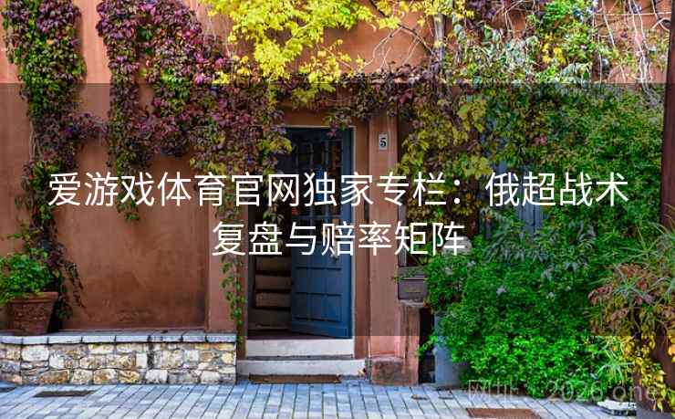 爱游戏体育官网独家专栏：俄超战术复盘与赔率矩阵